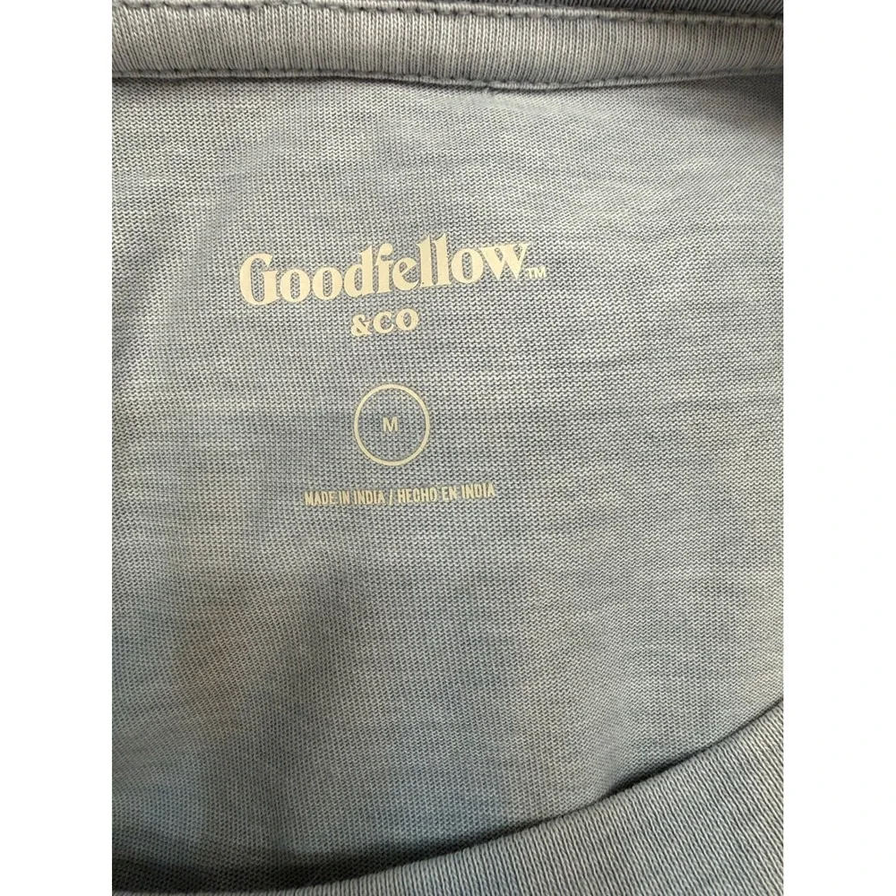Goodfellow Co Men's Gray Crew‎ Neck Pocket T-Shirt Size Medium - Picture 3 of 4